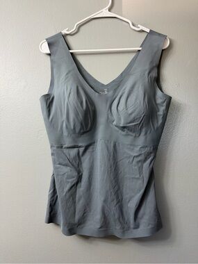 Knix Seamless Sculpting Tank in Slate Gray xxxl